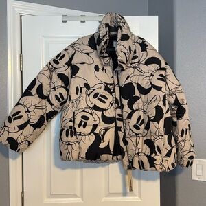 H&M Minnie Mouse Puffer Jacket